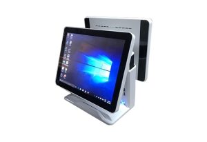 POS touch screen 15.6 x 4:3 inch double screen | double screen/DS360